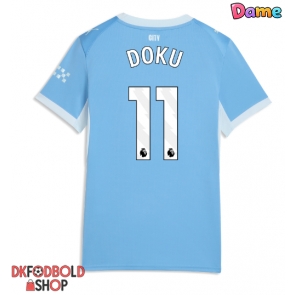 Manchester City Jeremy Doku #11 Hjemmebanetrøje Dame 2026-27 Kort ærmer